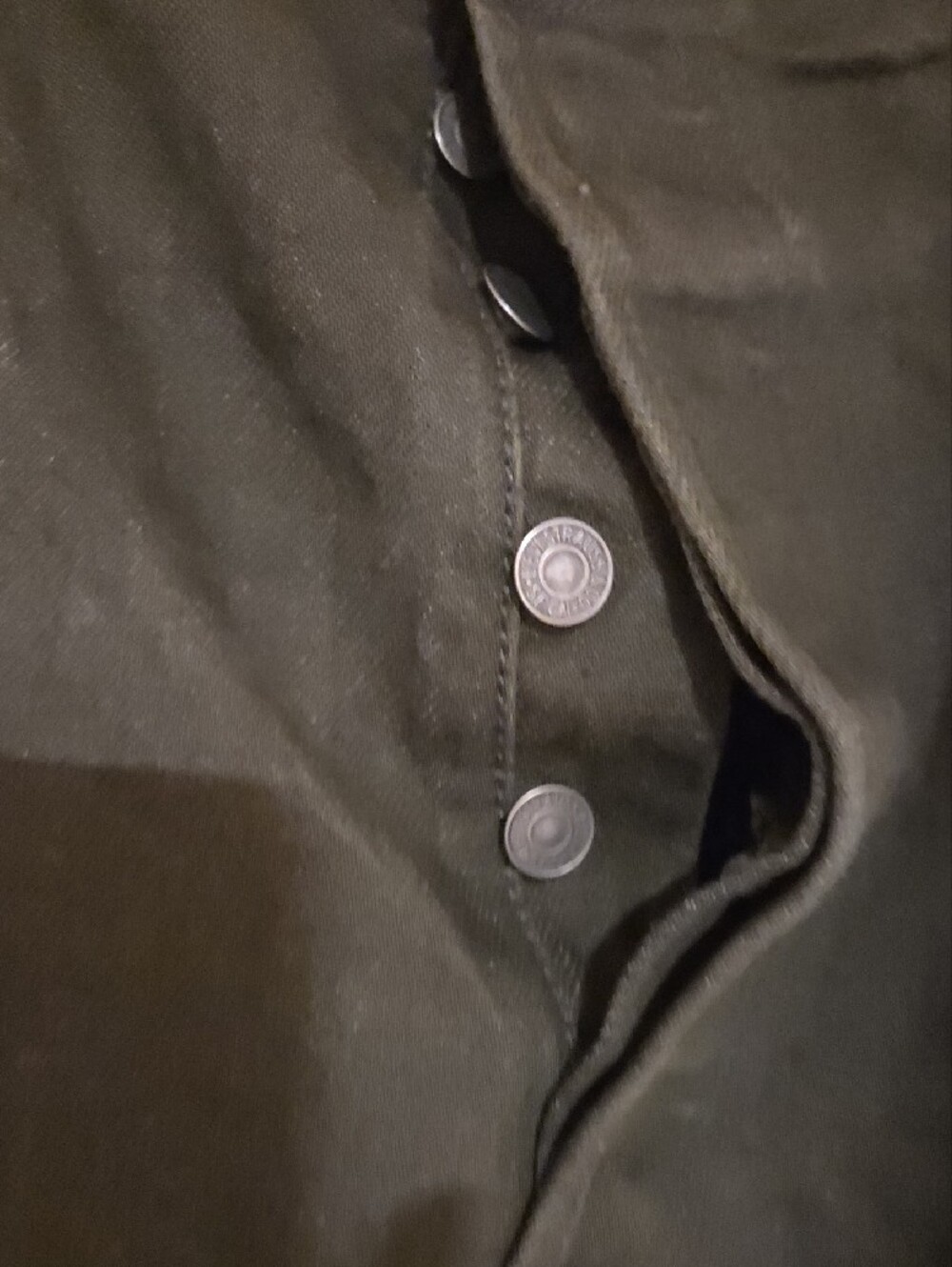 Levi's Olive Green Straight Leg Chinos - Picture 5 of 5